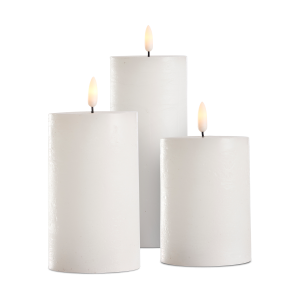 Lisomme Nala led stompkaarsen wit – met afstandsbediening – set van 3 Lisomme Nala led stompkaarsen wit – met afstandsbediening – set van 3