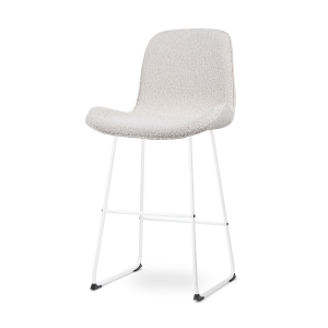 Nolon Nino-Fé Barkruk Bouclé Beige – Wit Onderstel – 75 cm Nolon Nino-Fé Barkruk Bouclé Beige – Wit Onderstel – 75 cm