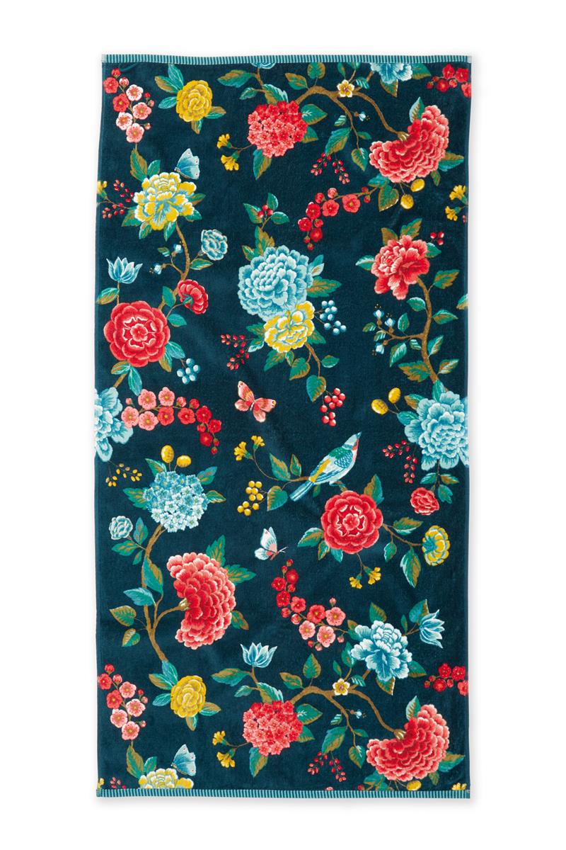 Pip Studio badlaken Good Evening - 70x140 cm - donker blauw