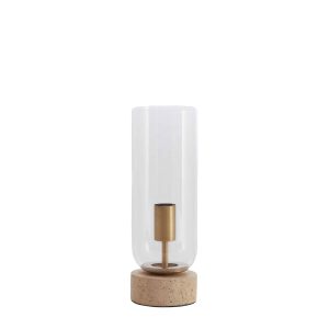 Light & Living tafellamp Rylano – helder – Ø12cm Light & Living tafellamp Rylano – helder – Ø12cm