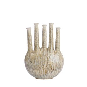 Light & Living vaas BEKAPO – 34x14x48cm – bruin