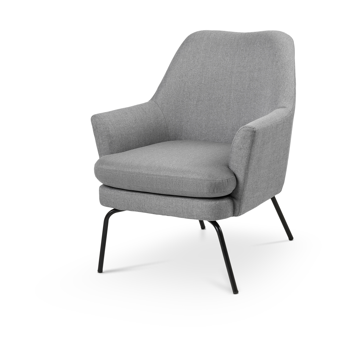 Lisomme Jez gestoffeerde fauteuil lichtgrijs