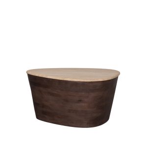 LABEL51 Salontafel Ravi – Travertin/Hout – 70x50x37cm LABEL51 Salontafel Ravi – Travertin/Hout – 70x50x37cm
