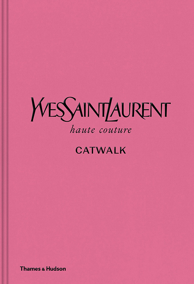 New-Mags koffietafelboek Yves Saint Laurent Catwalk - roze - 20 x 5.1