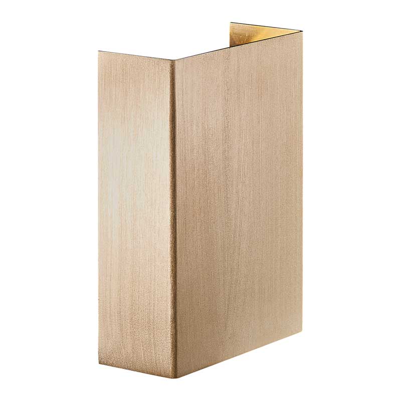 Nordlux Fold Wandlamp Buiten M | LED | 3000K | IP54 | Messing | Seasid