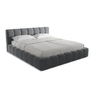 LaMiaSofa Bed met opbergruimte Roma – velours – staal – 200x228x82 LaMiaSofa Bed met opbergruimte Roma – velours – staal – 200x228x82