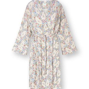 Pip Studio – Naomi Kimono Dames – Kairi Bloom – Blauw – XXL Pip Studio – Naomi Kimono Dames – Kairi Bloom – Blauw – XXL