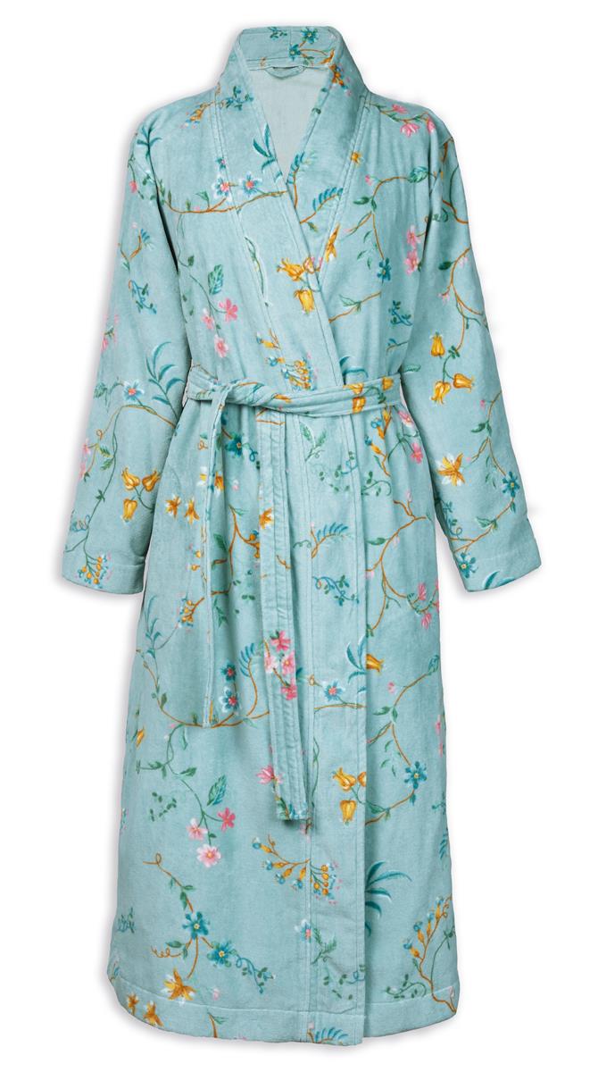 Pip Studio badjas Les Fleurs - XS - blauw
