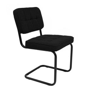 Kick Buisframe stoel Yves – Zwart Kick Buisframe stoel Yves – Zwart