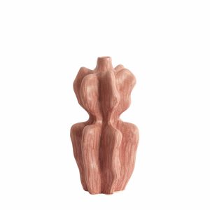 Light & Living vaas Nara – rood – 19x17x37cm Light & Living vaas Nara – rood – 19x17x37cm