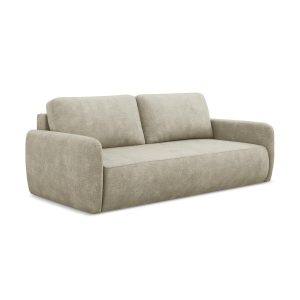 LaMiaSofa 3-zits slaapbank Corle – chenille stof – beige – 218x102x86 LaMiaSofa 3-zits slaapbank Corle – chenille stof – beige – 218x102x86