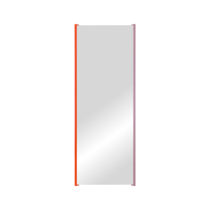 noo.ma Lun full-length wandspiegel 160 x 60 cm, houten frame, Orange P