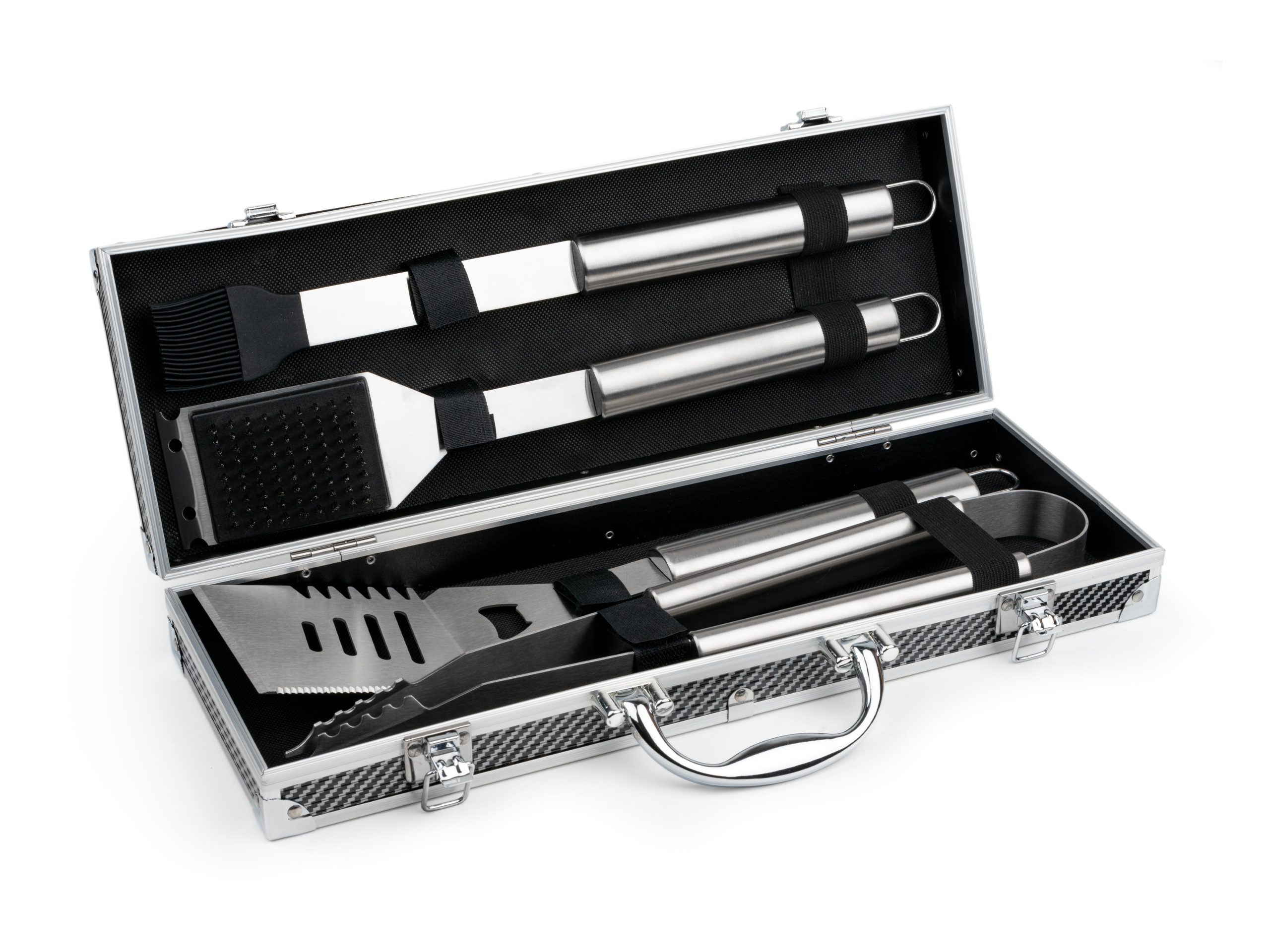 Leopold Vienna - Barbecue koffer - 4 delig - RVS