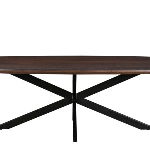 Livingfurn eetkamertafel Jesper Danish Oval – 230 cm – mangohout – bru Livingfurn eetkamertafel Jesper Danish Oval – 230 cm – mangohout – bru