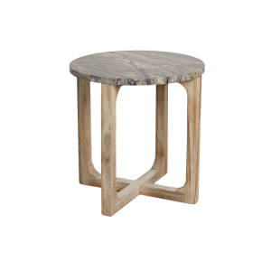 Marmeren bijzettafel Bizar – 50x50x50 cm – 50x50x50 cm