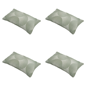 Madison sierkussen Napels – groen – 30x50x10cm – set van 4 Madison sierkussen Napels – groen – 30x50x10cm – set van 4