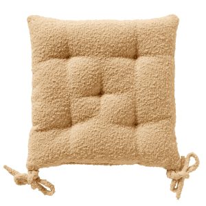 ONNO – stoelkussen 40×40 cm – bouclé – Semolina – beige ONNO – stoelkussen 40×40 cm – bouclé – Semolina – beige
