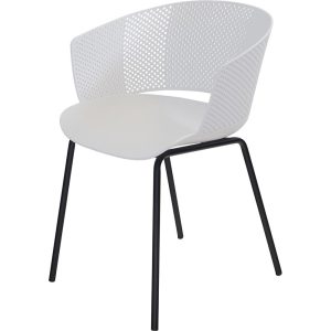 Lesli Living bistrostoel Lille – wit – 56×45∕55x79cm – set van 4 Lesli Living bistrostoel Lille – wit – 56×45∕55x79cm – set van 4