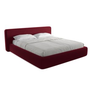 LaMiaSofa Bed met opbergruimte Firenze – velours – bourgondië – 220×22 LaMiaSofa Bed met opbergruimte Firenze – velours – bourgondië – 220×22