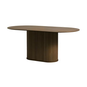 Olivine Lenn Ovale Houten Eettafel 180 cm – Gerookt Eiken Olivine Lenn Ovale Houten Eettafel 180 cm – Gerookt Eiken