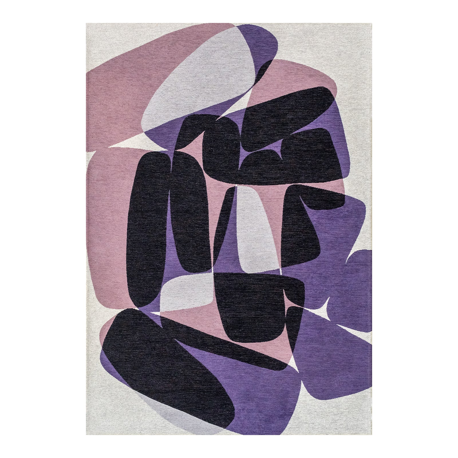 Ecorugs vloerkleed Eclipse - paars - 140x200cm