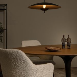 Lucide hanglamp VULCAN – Geïntegreerde LED – Zwart Lucide hanglamp VULCAN – Geïntegreerde LED – Zwart