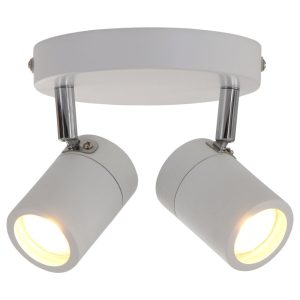 Mexlite spot upround – 2 lichts – 24x 15 cm – wit Mexlite spot upround – 2 lichts – 24x 15 cm – wit