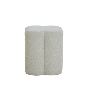 Light & Living poef Nalani – wit – 38x38x45cm Light & Living poef Nalani – wit – 38x38x45cm