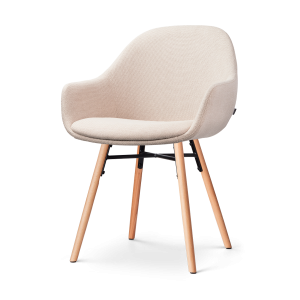 Nolon Nena-Mae Eetkamerstoel Beige – Armleuning – Stof Nolon Nena-Mae Eetkamerstoel Beige – Armleuning – Stof