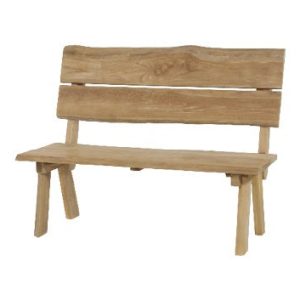 Lesli Living loveseat teak – zwart – 130x63x100cm Lesli Living loveseat teak – zwart – 130x63x100cm