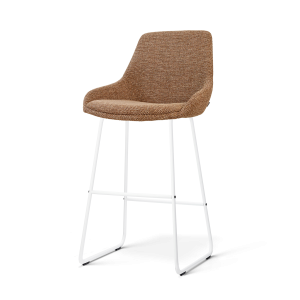 Nolon Nino-Isa barkruk bruin blend – wit onderstel – 75 cm Nolon Nino-Isa barkruk bruin blend – wit onderstel – 75 cm
