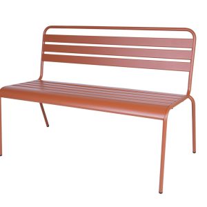 MaximaVida metalen tuinbank Max 120 cm roestbruin MaximaVida metalen tuinbank Max 120 cm roestbruin