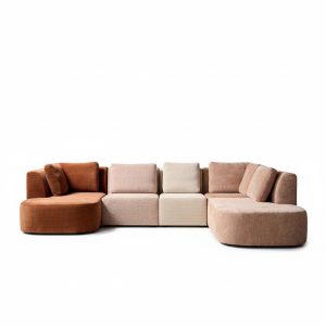 MySofa U-Bank Blocks – Multi Stof – 335x230x80cm MySofa U-Bank Blocks – Multi Stof – 335x230x80cm