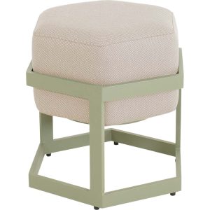 Lesli Living voetenbank Esagono – groen – 48×41,5×47,5cm Lesli Living voetenbank Esagono – groen – 48×41,5×47,5cm