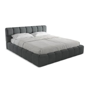 LaMiaSofa Bed met opbergruimte Roma – chenille stof – grafiet – 200×22 LaMiaSofa Bed met opbergruimte Roma – chenille stof – grafiet – 200×22