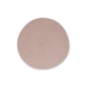 Ona – Placemat 36cm rond taupe Nala – Set van 4 Ona – Placemat 36cm rond taupe Nala – Set van 4