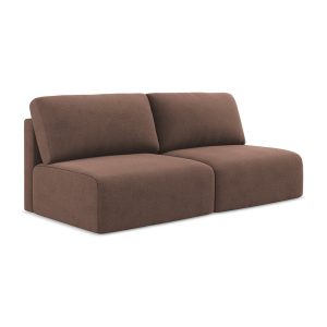 LaMiaSofa 3-zits slaapbank Ostia – textuurstof – poederroze – 216x102x LaMiaSofa 3-zits slaapbank Ostia – textuurstof – poederroze – 216x102x