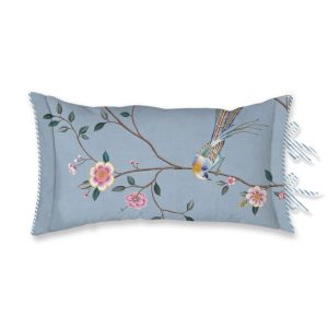 Pip Studio Decoratiekussen Bamboo Blossom – 35 x 60 cm – Licht blauw Pip Studio Decoratiekussen Bamboo Blossom – 35 x 60 cm – Licht blauw