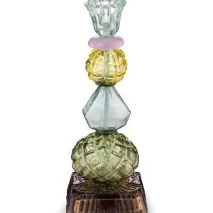 Pip Studio Kaarsenhouders – Beads – Glas – Donkergroen – 23.5cm Pip Studio Kaarsenhouders – Beads – Glas – Donkergroen – 23.5cm
