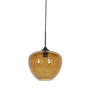 Light & Living hanglamp Mayson – bruin – Ø30cm