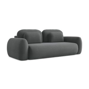 LaMiaSofa 3-zits slaapbank Ferretti – bouclé – donkergrijs – 266x121x9 LaMiaSofa 3-zits slaapbank Ferretti – bouclé – donkergrijs – 266x121x9