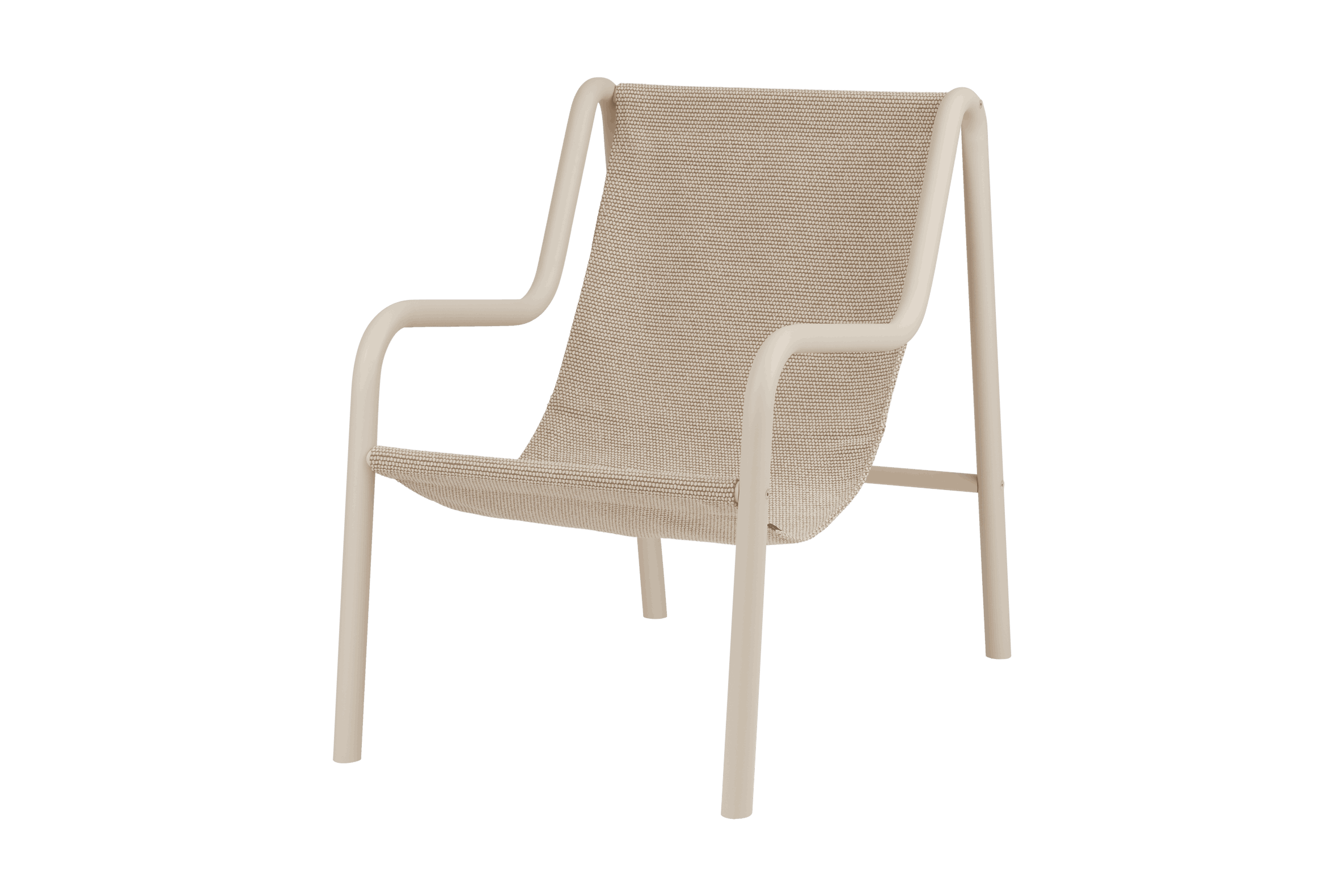 noo.ma Nokk Armchair outdoor loungestoel - Piazza Beige, waterdichte s