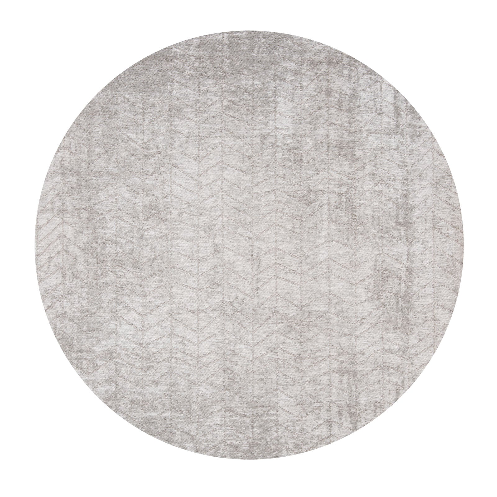 Ecorugs vloerkleed White Plains - grijs - 240x240cm