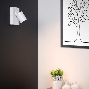 Lucide bedlamp NIGEL – 1xGU10 – Wit Lucide bedlamp NIGEL – 1xGU10 – Wit