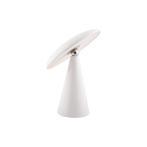 Leitmotiv tafellamp Phoebe LED – wit – Ø23cm Leitmotiv tafellamp Phoebe LED – wit – Ø23cm