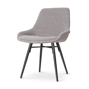Nolon Nena-Isa Eetkamerstoel Bouclé Taupe – Zwarte Houten Poten Nolon Nena-Isa Eetkamerstoel Bouclé Taupe – Zwarte Houten Poten