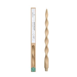 Originalhome spiraalkaars 40 cm – beige Originalhome spiraalkaars 40 cm – beige