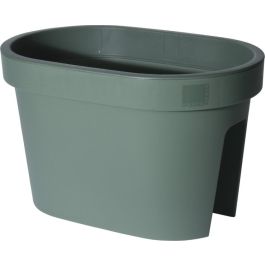 Balkonbak 27x40x25 cm groen