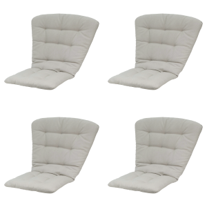 Madison tuintstoelkussen hoge rug Napels – grijs – 125x82x6cm – set va Madison tuintstoelkussen hoge rug Napels – grijs – 125x82x6cm – set va