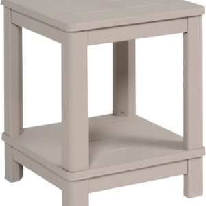 Keter Troy Deluxe Bijzettafel – 40.5×40.5x2cm – Soft Beige Keter Troy Deluxe Bijzettafel – 40.5×40.5x2cm – Soft Beige